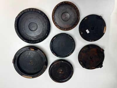 A collection of 80 Chinese wooden stands, 19/20th C. — photo 14