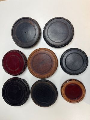 A collection of 80 Chinese wooden stands, 19/20th C. — photo 19