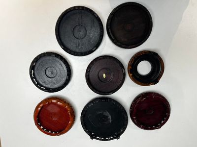 A collection of 80 Chinese wooden stands, 19/20th C. — photo 24