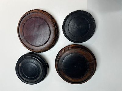 A collection of 80 Chinese wooden stands, 19/20th C. — photo 3