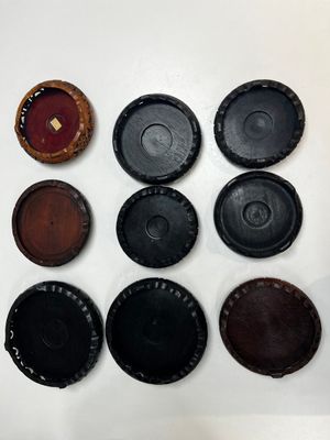 A collection of 80 Chinese wooden stands, 19/20th C. — photo 8