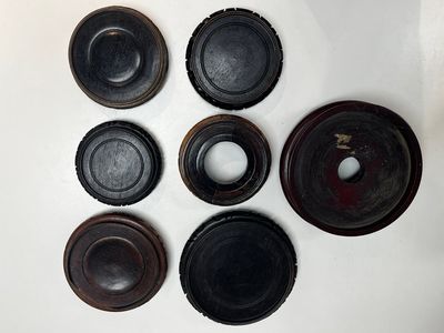 A collection of 80 Chinese wooden stands, 19/20th C. — photo 9