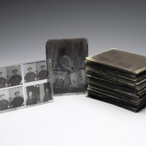 A collection of 83 wet-collodion portrait negatives on glass, China, 19th C. — photo 1