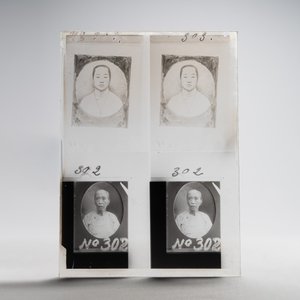 A collection of 83 wet-collodion portrait negatives on glass, China, 19th C. — photo 41