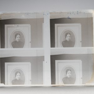 A collection of 83 wet-collodion portrait negatives on glass, China, 19th C. — photo 52