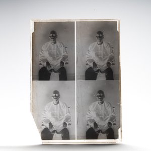 A collection of 83 wet-collodion portrait negatives on glass, China, 19th C. — photo 56