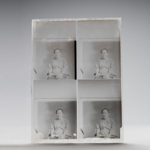 A collection of 83 wet-collodion portrait negatives on glass, China, 19th C. — photo 59