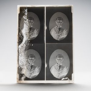 A collection of 83 wet-collodion portrait negatives on glass, China, 19th C. — photo 68
