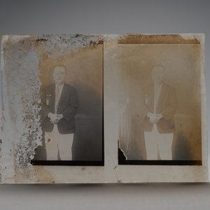 A collection of 83 wet-collodion portrait negatives on glass, China, 19th C. — photo 82