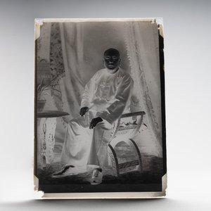 A collection of 83 wet-collodion portrait negatives on glass, China, 19th C. — photo 87