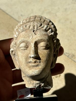 A collection of 9 Gandhara grey schist and stucco fragments of Buddha and divinities, 1/2nd C. — photo 16