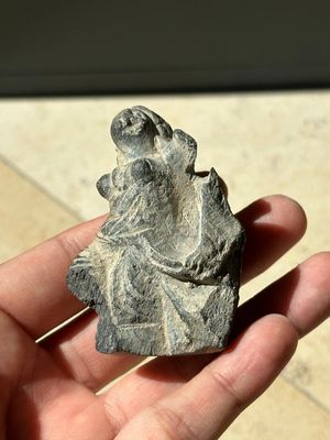 A collection of 9 Gandhara grey schist and stucco fragments of Buddha and divinities, 1/2nd C. — photo 30