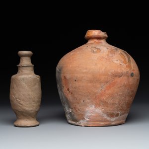 A collection of 9 German proto stoneware jugs and vessels, 14th C. — photo 12