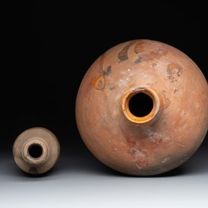 A collection of 9 German proto stoneware jugs and vessels, 14th C. — photo 14
