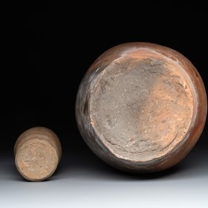 A collection of 9 German proto stoneware jugs and vessels, 14th C. — photo 15