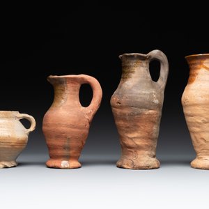 A collection of 9 German proto stoneware jugs and vessels, 14th C. — photo 2