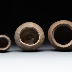 A collection of 9 German proto stoneware jugs and vessels, 14th C. — photo 10