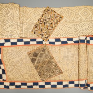 A collection of African textiles and two baskets, mostly Kuba, Congo, 19/20th C. — 照片 2