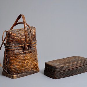 A collection of African textiles and two baskets, mostly Kuba, Congo, 19/20th C. — 照片 5