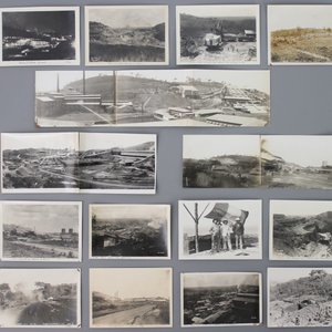 A collection of black and white panoramic and other photographic views of mostly mining areas, Belgian Congo, 20th C. — photo 3