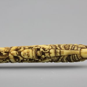 A collection of carved ivory handled cutlery, probably India, 19th C. — foto 11