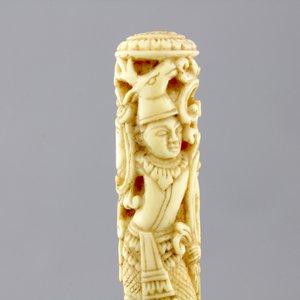 A collection of carved ivory handled cutlery, probably India, 19th C. — foto 7