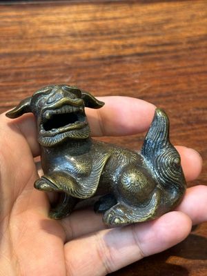 A collection of Chinese and Sino-tibetan bronze sculptures and paper weights, Qing — 照片 17