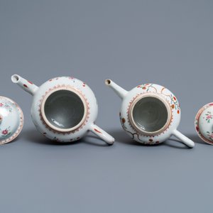 A collection of Chinese blue and white, famille rose, verte and Imari-style tea wares, Kangxi/Qianlong — photo 12