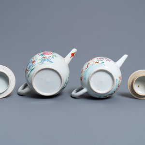 A collection of Chinese blue and white, famille rose, verte and Imari-style tea wares, Kangxi/Qianlong — photo 13