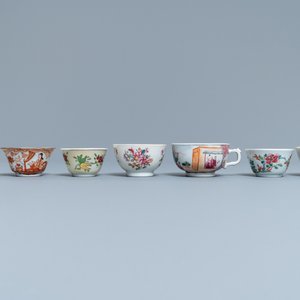 A collection of Chinese famille rose cups and saucers, Yongzheng/Qianlong — 照片 6