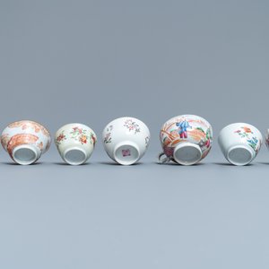 A collection of Chinese famille rose cups and saucers, Yongzheng/Qianlong — 照片 8