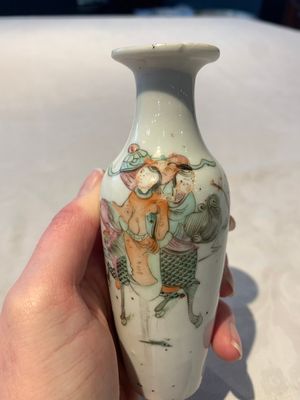 A collection of eight Chinese famille rose wares, 19th C. — photo 21