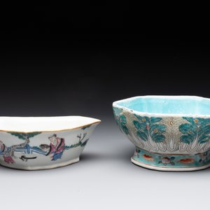 A collection of eight Chinese famille rose wares, 19th C. — photo 5