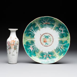 A collection of eight Chinese famille rose wares, 19th C. — photo 8