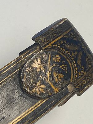 A collection of eight lacquered papier-maché pen boxes or qalamdans, Qajar, Persia, 19th C. — photo 35