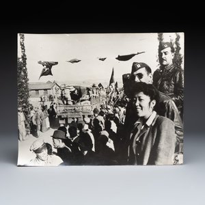 A collection of eight U.S. Signal Corps press photographs on the first China convoy over the Stilwell Road — photo 2