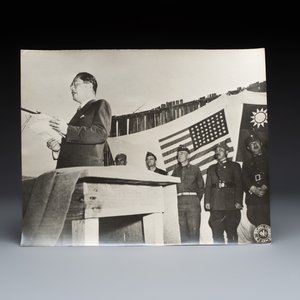 A collection of eight U.S. Signal Corps press photographs on the first China convoy over the Stilwell Road — photo 10