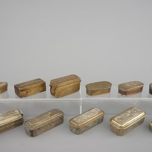 A collection of engraved and inlaid betel boxes, Indonesia, Malaysia and/or Sumatra, 19/20th C. — photo 1
