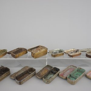 A collection of engraved and inlaid betel boxes, Indonesia, Malaysia and/or Sumatra, 19/20th C. — photo 2