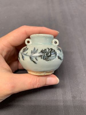 A collection of five Chinese blue and white jarlets, Yuan — photo 8
