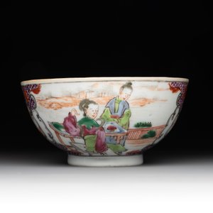 A collection of five Chinese Imari-style wares and one Canton famille rose cup, Kangxi/Qianlong — photo 8