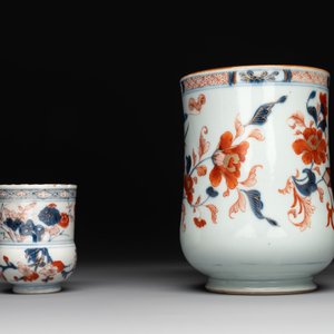 A collection of five Chinese Imari-style wares and one Canton famille rose cup, Kangxi/Qianlong — photo 3