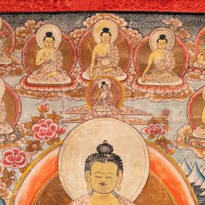 A collection of five thangkas, Tibet, 19/20th C. — photo 22