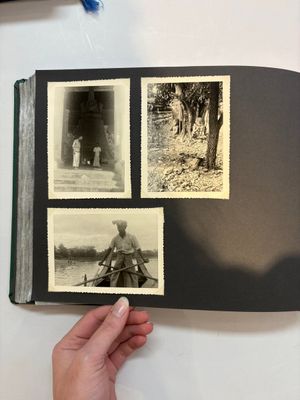 A collection of four photo albums and fieldwork prints documenting South and Southeast Asia, 20th C. — photo 72