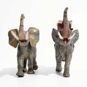 A collection of German elastolin and lineol animal toy figures, Hausser, 1st half 20th C. — photo 11