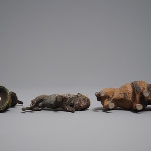 A collection of German elastolin and lineol animal toy figures, Hausser, 1st half 20th C. — photo 16