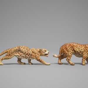 A collection of German elastolin and lineol animal toy figures, Hausser, 1st half 20th C. — photo 27