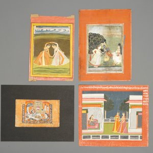 A collection of Islamic and Persian miniatures, calligraphy panels and a Quran, Iran and India, 19/20th C. — photo 11