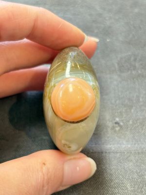 A collection of nine Chinese agate snuff bottles, 20th C. — photo 47