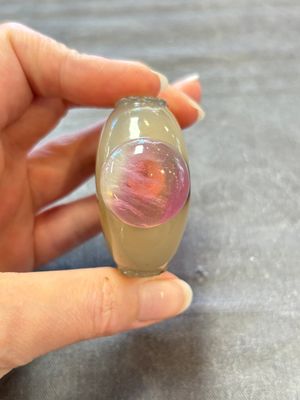 A collection of nine Chinese agate snuff bottles, 20th C. — photo 5